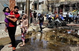 Đánh bom ở Iraq, 90 người thương vong 